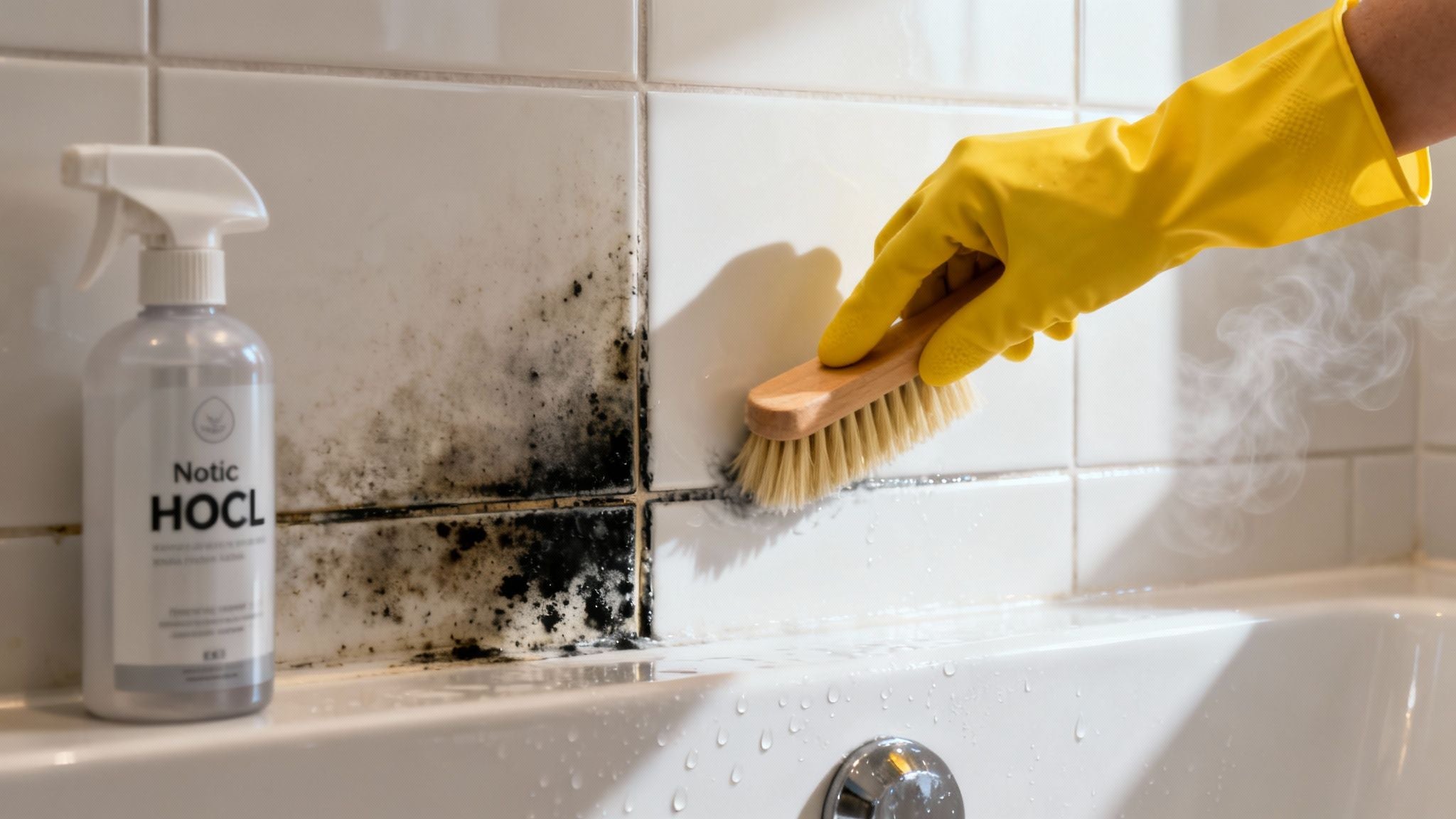 A Simple Guide to Cleaning Black Mold in Shower Grout