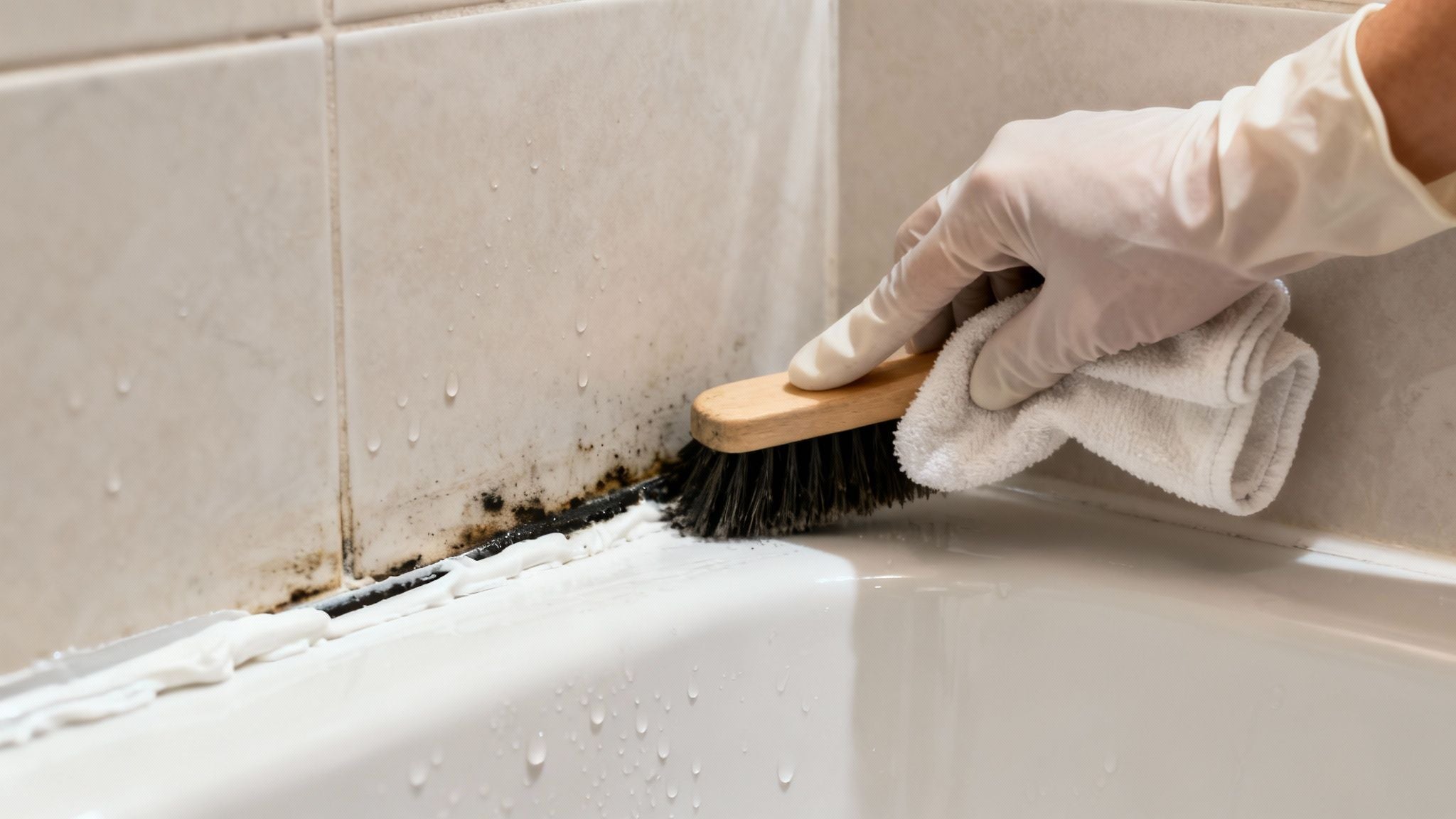 A Simple Guide to Cleaning Mold From Caulk in Shower