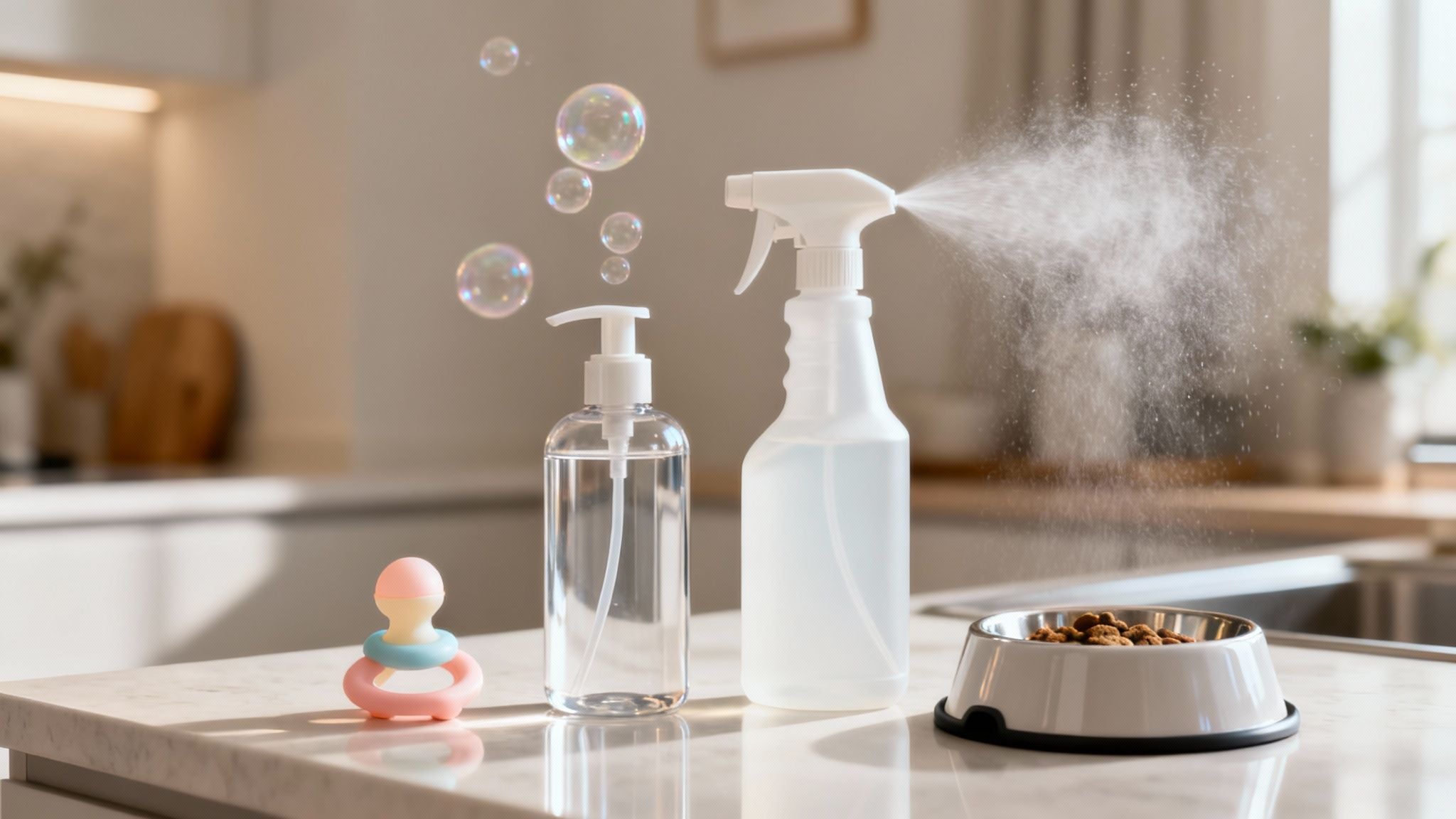 Sanitizer vs. Disinfectant: A Guide to Cleaning Safely