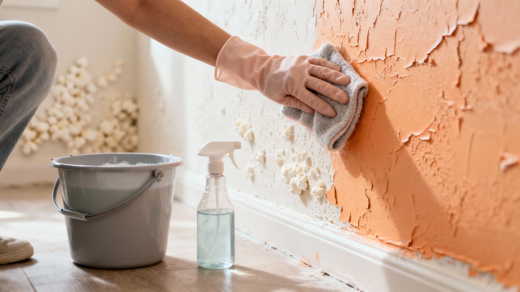 How to Clean Textured Walls Safely and Simply